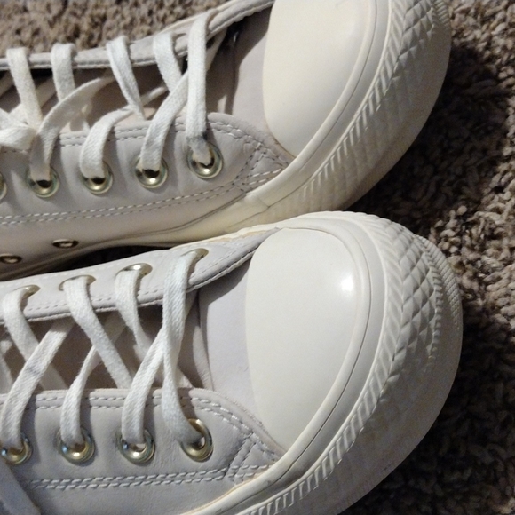 Leather Converse All Star sneakers size 6.5 - Picture 4 of 11